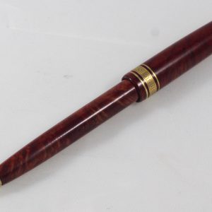 Best Pen Shop | OMAS A.M. 87 Briarwood Ballpoint Pen (slim)