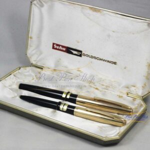 Geha Goldschwinge Fountain Pen 745 (OBB Nib) & 345 Ballpoint Set by Best Pen Shop